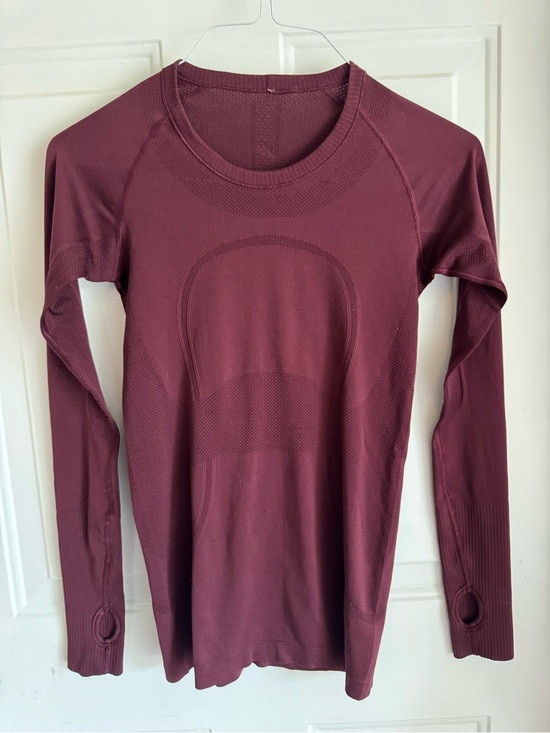 lululemon athletica Tops - Women's Long-Sleeve Performance Top - Burgundy Lululemon size 6